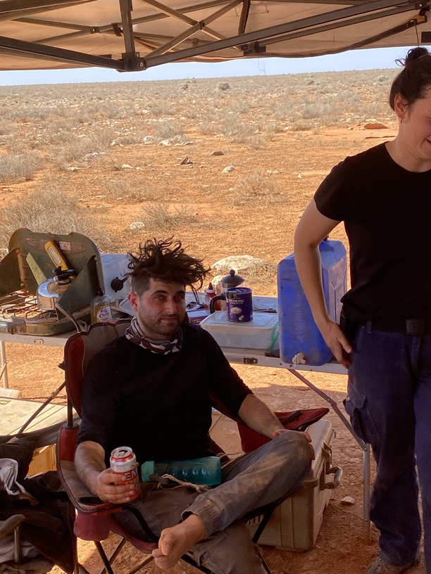 Note for future teams: after a few days in the desert, your hair will make funny things, hot beer starts tasting good, and you will seriously call into question why humans wear shoes. It happens to nearly everyone.